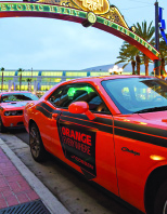 There were orange Dodge Chargers all over the Gaslamp in San Diego. But we didn't see Bo or Luke Duke anywhere.