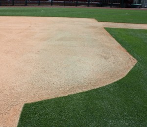 When Albert Pujols arrived in Anaheim last year, his one request of Lopas was to remove some grass in front of first base so that throws from the third baseman would bounce on dirt instead of grass. Lopas was happy to oblige the superstar, who he calls a “really nice guy.”