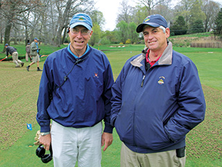 Dave Petfield, agronomist, with Matt Shaffer, director of golf course grounds. Photo: Merion Golf Club