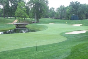 Muirfield Village GC's No. 4 hole.