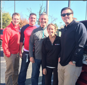 (L to R) Grant B. Gannon, Craig McGregor, Bill Roddy, Allison Barwacz and Dillon Stewart
