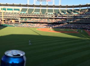 Royals Indians before Infante Home Run