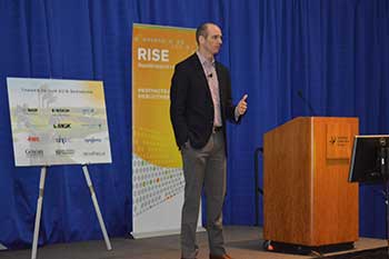 “Industry unity is key — especially with our diverse membership and ever-escalating local, regional and national battles,” Hobbs told the packed room of RISE members and superintendents attending today’s breakfast meeting. “Our job is not done at RISE until every single member and customer is protected.”