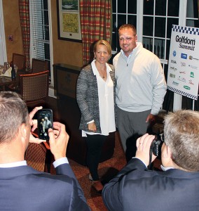 A friend of superintendents everywhere, Annika Sorenstam took time for a meet and greet, as well as photos, with all attendees.