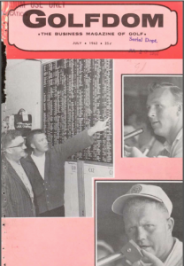 1962 Arnold Palmer Golfdom cover