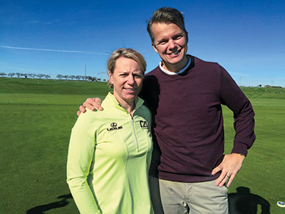 Annika Sorenstam & Martin Sternberg