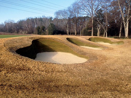 “Since we put them in I haven’t touched them, except moving some sand here or there…,” says McClintock. “They look better now than the day that they put them in, and the members love them.”