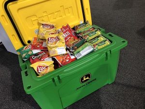 John Deere branded grizzly cooler | Photo: Golfdom staff