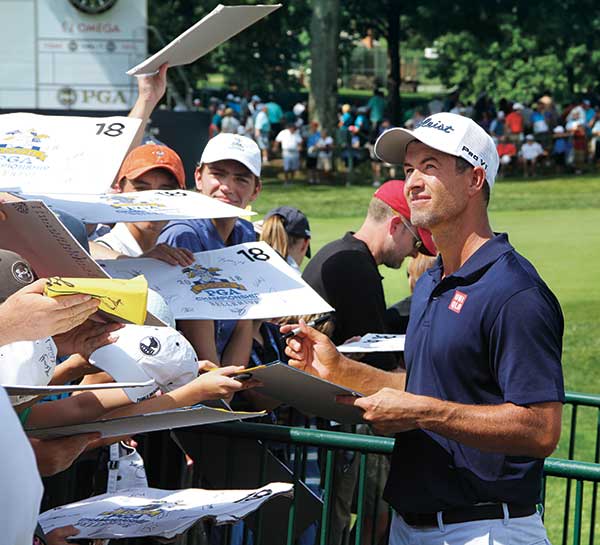 Adam Scott at 2018 PGA Championship (Photo by: Seth Jones)