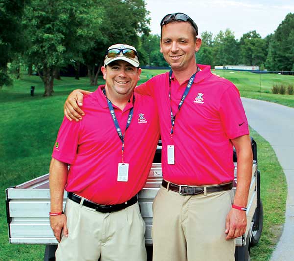 Lee Miller and Rob Wagner at Bellerive v