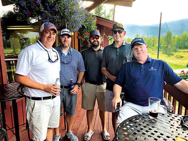 EIC Seth Jones and superintendents at Grand Lake GC (Photo: Bill Roddy) 