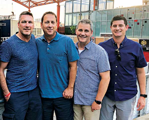 L to R: Craig MacGregor, Sam Wineinger, Bill Roddy and Jake Goodman (Photo: Golfdom Staff)