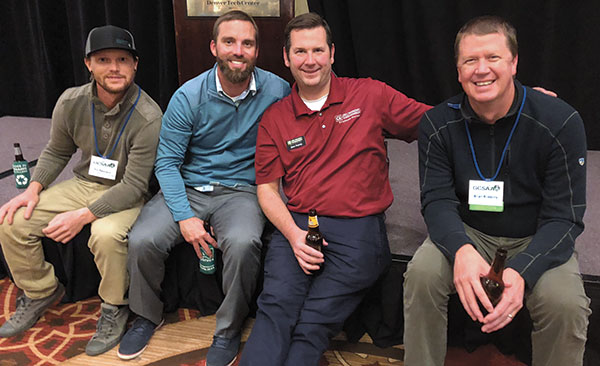 Participants in Rocky Mountain GCSA cornhole tournament (Photo: Seth Jones)