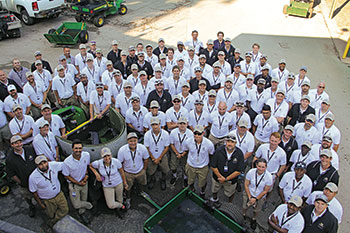 Maintenance Team at Bellerive CC (Photo: Seth Jones)