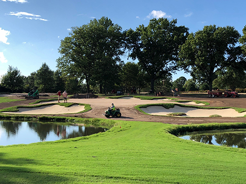 renovation at Souther Hills CC | Photo provided by Heritage Links