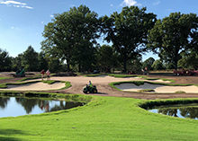 renovation at Souther Hills CC | Photo provided by Heritage Links