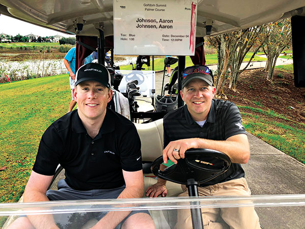 Aaron Johnson and Aaron Johnsen (Photo: Seth Jones)