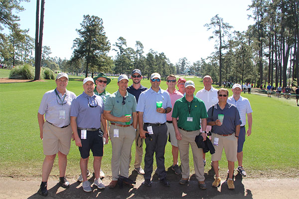 The second annual Friends of Golfdom meeting at Augusta National drew a good group, but Jones ran into even more friends throughout the day. Photo: Seth Jones