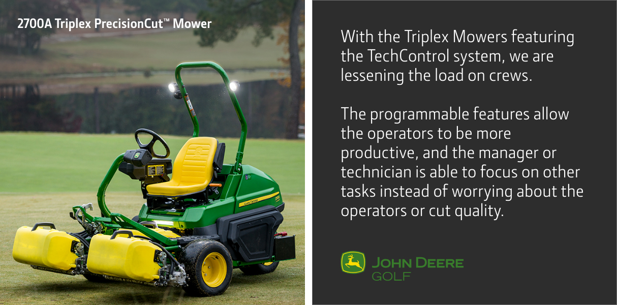 2700A Triplex PrecisionCut Mower (Photos: John Deere)