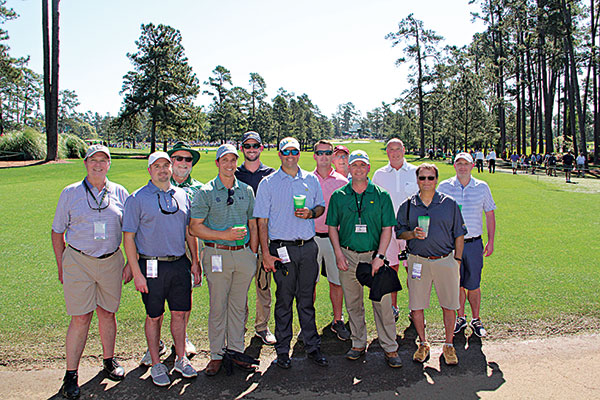 Friends of Golfdom at Augusta National (Photo: Seth Jones)