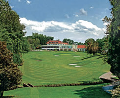 A shot of the picturesque fairway on No. 18 at Columbia CC. (Photo: Columbia CC)