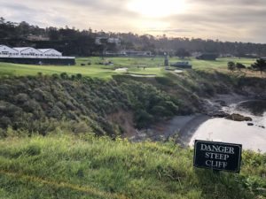 Forced Carry on Number 8 at Pebble Beach (Photo: Seth Jones)