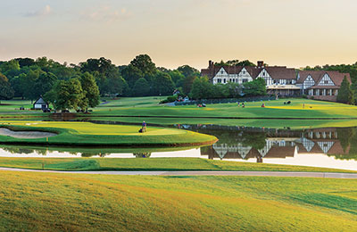 The bermudagrass greens at East Lake thrive in hot, sunny and dry weather. (Photo: David Mjolsness/John Deere)