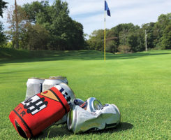 Beer can on a golf course (Photo: Seth Jones)