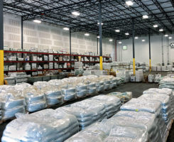 A shot inside Simplot's Birmingham, Ala., warehouse. (Photo: Simplot Turf and Horticulture)