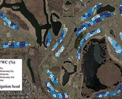Soil-moisture map (Photo: Chase Straw)