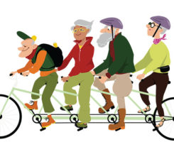 Retirees biking (Photo: Aleutie/iStock Getty Images plus/Getty Images)