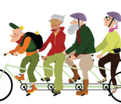 Retirees biking (Photo: Aleutie/iStock Getty Images plus/Getty Images)