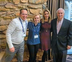 Christina Herrick and Syngenta Business Institute attendees (Photo: Golfdom Staff)