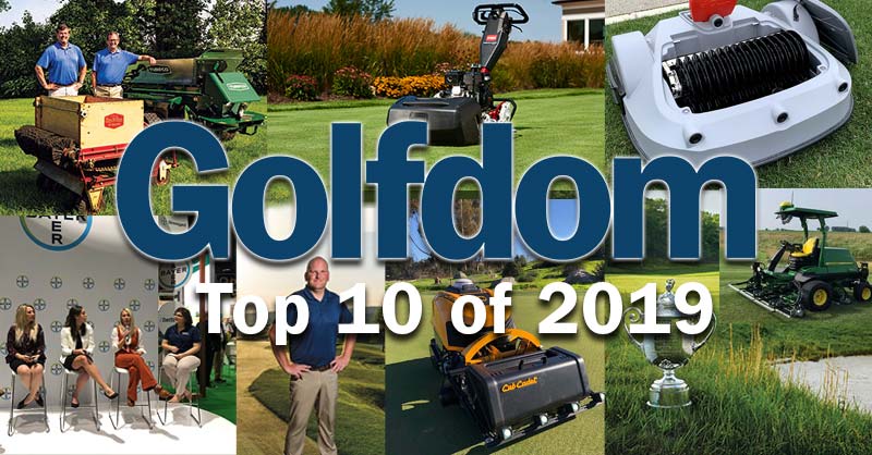 (Photos clockwise from top left: Jim Henderson, Toro, Golfdom Staff, Golfdom Staff, The PGA of America, Cub Cadet, Alan FitzGerald, Golfdom Staff)