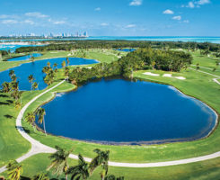 GPS technology helped Crandon Golf at Key Biscayne determine which areas were ideal for turf removal. (photo previous page courtesy of Crandon Golf at Key Biscayne)