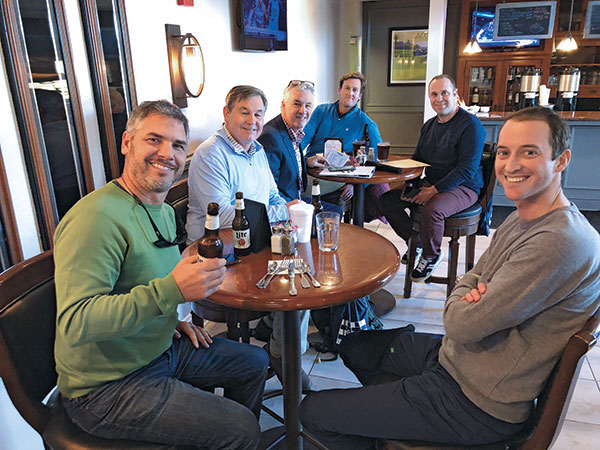 Kasey Kauff, Trinity Forest GC, Donald Cross, CGCS, Skokie CC, Brian Bossert, CGCS, Bryn Mawr CC, Brian Moore, Glen View Club, Drew Barnett, Knollwood Club, and Charlie Aubry, East Lake GC (Photo: Golfdom Staff)