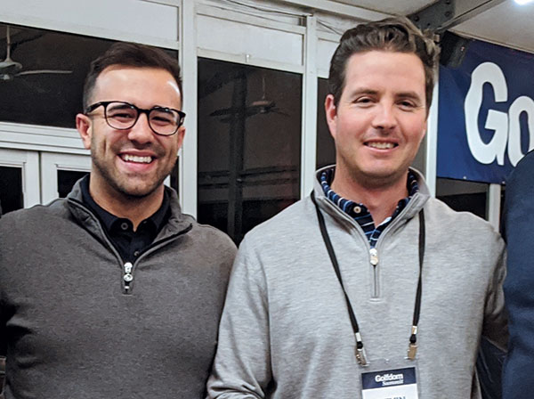 Christopher Benevides and Kevin Banks (Photo: Golfdom Staff)