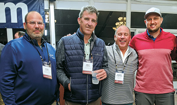 Chip Caswell, Eric Johnson, Scott Ramsey, Nate Bolhous (Photo: Golfdom Staff)