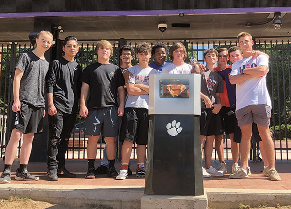 South Forsyth High School turfgrass students (Photo: Russ Bayer)