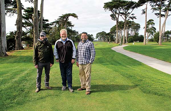 San Francisco’s Department of Recreation & Parks golf and turf manager; and Almar Valenzuela, superintendent. (Photo: Golfdom Staff) 