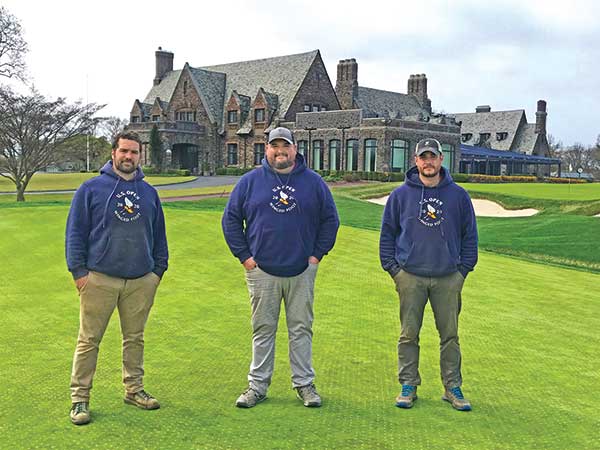 Steven Bigelow, Weston Neff and JR Lapan (Photo: Winged Foot GC)