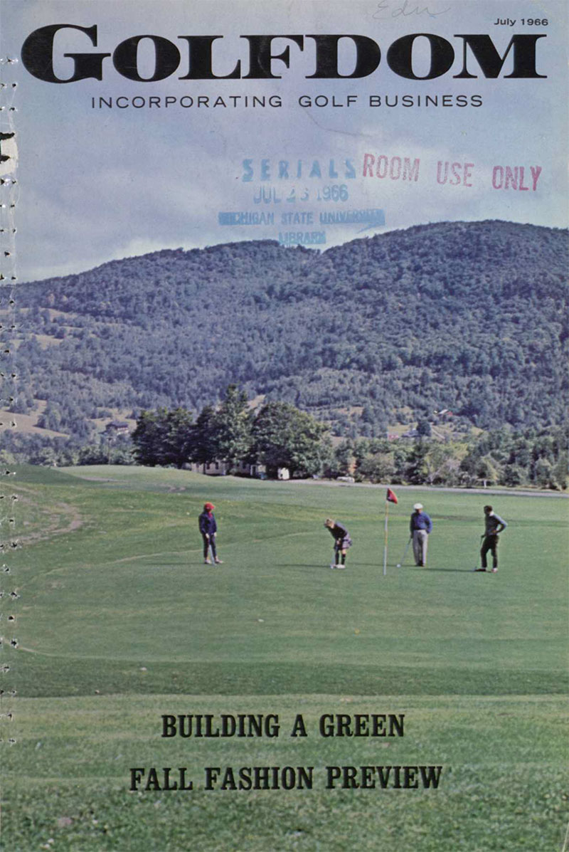 July 1966 cover (Photo: Golfdom archives)