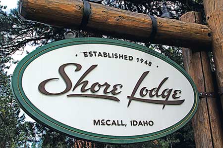 Shore Lodge sign (Photo: Golfdom Staff)