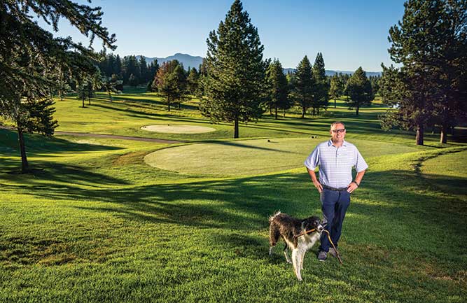 Rick Mooney and his dog Wilson (Photo: Melissa Shelby)