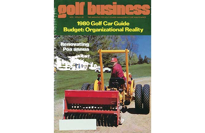 November 1979 cover (Photo: Golfdom archives)