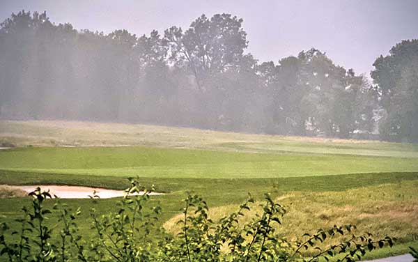 Rain on golf course (Photo by: Michael Watz / istock–getty images plus / getty images)