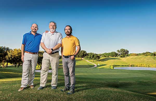 Travis, Jim and Andrew Moore (Photo: Jeff Wilson)