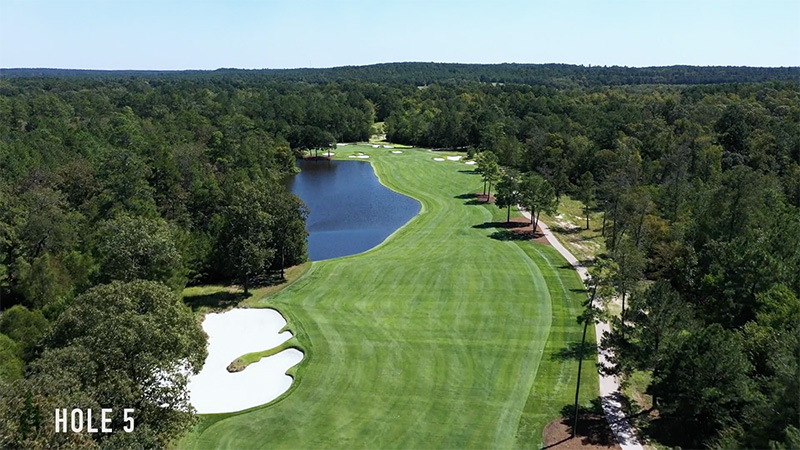 Whispering Pine's Hole 5. (Photo: Graham Hoy, Slocum Productions)