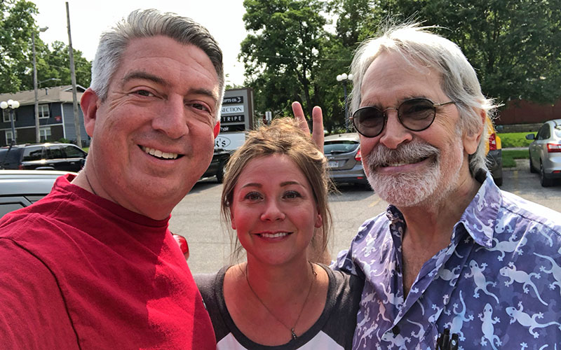 Jones with wife Adrianne and Rick Younger. (Photo: Golfdom Staff)