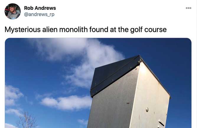 Structure at golf course (Photo: Rob Andrews)